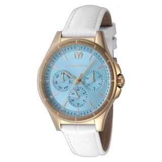 Foto 1 | Foto 1 | Technomarine Moonsun Tm-822061 Con Caja De Acero Inoxidable Tono Oro Y Tablero Azul Claro