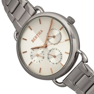 Foto 3 | Foto 3 | Reloj Bertha Gwen Para Mujer Con Día Y Fecha  Color Negro - Venta Internacional.