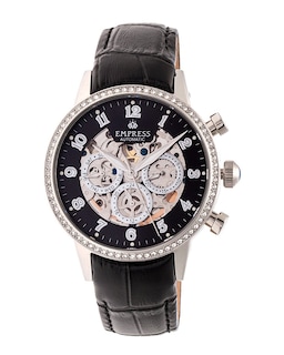 Foto 1 | Foto 1 | Reloj Empress Beatrice Empem2002 - Correa De Piel Color Negro Y Negro - Venta Internacional.