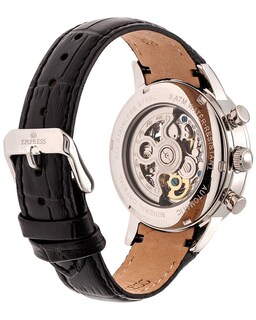 Foto 2 | Foto 2 | Reloj Empress Beatrice Empem2002 - Correa De Piel Color Negro Y Negro - Venta Internacional.