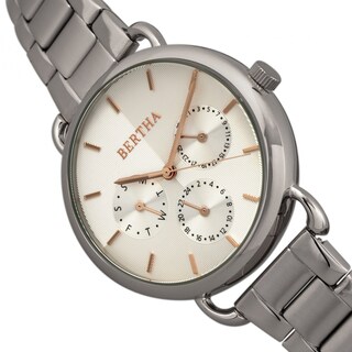 Foto 3 | Foto 3 | Reloj Bertha Gwen Para Mujer Con Día/fecha  Color Plateado - Venta Internacional.