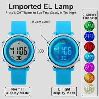 Foto 3 | Foto 3 | Venta Internacional - Reloj Abset Kids Con Luces Multifunción De 7 Colores Y Resistentes Al Agua
