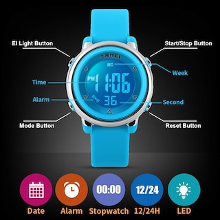 Foto 5 | Foto 5 | Venta Internacional - Reloj Abset Kids Con Luces Multifunción De 7 Colores Y Resistentes Al Agua