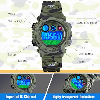 Foto 2 | Foto 2 | Venta Internacional - Reloj Deportivo Cofuo Kids Impermeable Electrónico para Niños y Niñas