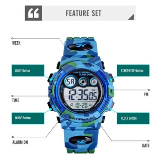 Foto 3 | Foto 3 | Venta Internacional - Reloj Deportivo Digital Led Impermeable Para Niños Tonnier R-blue