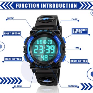 Foto 2 | Foto 2 | Venta Internacional - Reloj Digital Dodosky Led 50 M Resistente Al Agua Para Niños De 5 A 12 Años