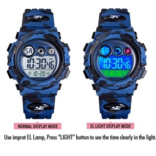 Foto 5 | Foto 5 | Venta Internacional - Reloj Digital Deportivo Fizili Para Niños, Resistente Al Agua Con Retroiluminación Led