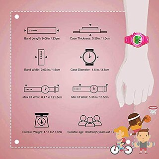 Foto 4 | Foto 4 | Venta Internacional - Reloj Infantil Tonnier Digital Sports Led 5atm Waterproof