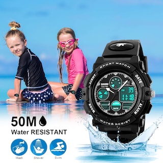 Foto 4 | Foto 4 | Venta Internacional - Reloj Touber Para Niños De 5 A 14 Años, Resistente Al Agua Hasta 50 M, A Prueba De Golpes