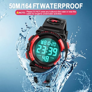 Foto 4 | Foto 4 | Venta Internacional - Reloj Digital Dodosky Led 50 M Resistente Al Agua Para Niños De 5 A 12 Años