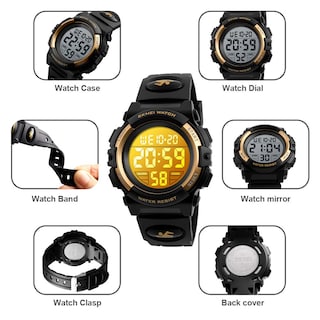 Foto 5 | Foto 5 | Venta Internacional - Reloj Sknbc Kid Sport Con Alarma Led Y Cronómetro Para Niño Y Niña