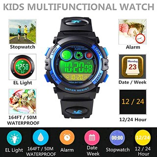 Foto 2 | Foto 2 | Venta Internacional - Reloj Digital Para Niños Anloo, 50 M, Con Alarma, Cronómetro Impermeable