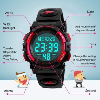 Foto 3 | Foto 3 | Venta Internacional - Reloj Electrónico Impermeable Easony Esussw03 Para Niños De 3 A 12 Años