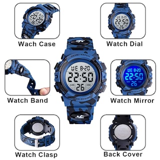 Foto 6 | Foto 6 | Venta Internacional - Reloj Infantil Viliysun, 50 M, Impermeable, Deportivo, Con Alarma, Led, Cronómetro