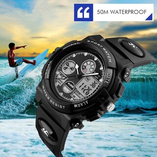 Foto 2 | Foto 2 | Venta Internacional - Reloj Infantil Pasnew Led Con Alarma, 50 M, Resistente Al Agua