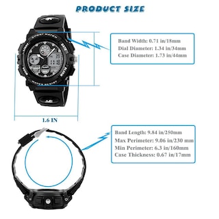 Foto 5 | Foto 5 | Venta Internacional - Reloj Infantil Pasnew Led Con Alarma, 50 M, Resistente Al Agua