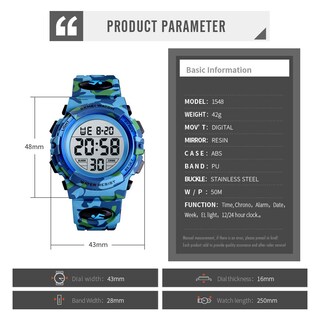 Foto 4 | Foto 4 | Venta Internacional - Reloj Digital Deportivo Fizili Para Niños, Impermeable Al Aire Libre, 50 M