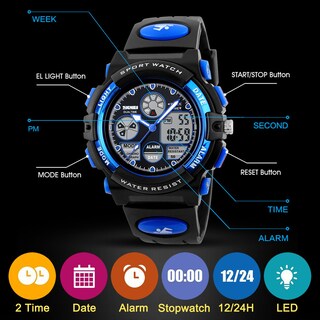 Foto 6 | Foto 6 | Venta Internacional - Reloj Viliysun Kid Sport, Resistente Al Agua, 50 M, Con Cronómetro Y Alarma