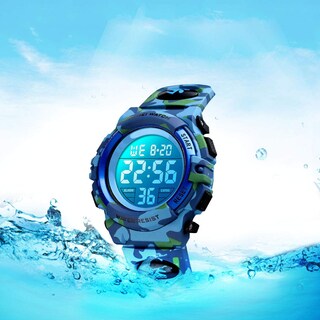Foto 4 | Foto 4 | Venta Internacional - Reloj Deportivo Bo Yi Para Niños Con Alarma Digital Impermeable Y Cronómetro