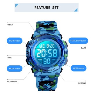 Foto 6 | Foto 6 | Venta Internacional - Reloj Deportivo Bo Yi Para Niños Con Alarma Digital Impermeable Y Cronómetro