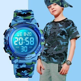 Foto 7 | Foto 7 | Venta Internacional - Reloj Deportivo Bo Yi Para Niños Con Alarma Digital Impermeable Y Cronómetro