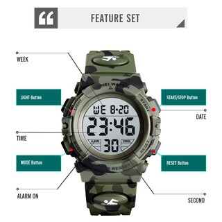 Foto 4 | Foto 4 | Venta Internacional - Reloj Digital Para Niños Toocat Para Niños Y Niñas, Deportes Al Aire Libre, 50 M, Agua