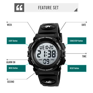 Foto 4 | Foto 4 | Venta Internacional - Reloj Dayllon Boys, Calendario Digital Con Alarma Impermeable De 50 M Para Niños