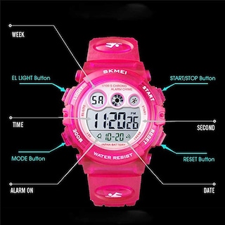 Foto 3 | Foto 3 | Venta Internacional - Reloj Deportivo Digital Para Niños Tonnier, Led, Impermeable, En T, Rojo