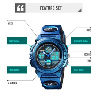 Foto 2 | Foto 2 | Venta Internacional - Reloj Dayllon Boys Con Alarma Digital, Resistente Al Agua, 50 M, Cronómetro