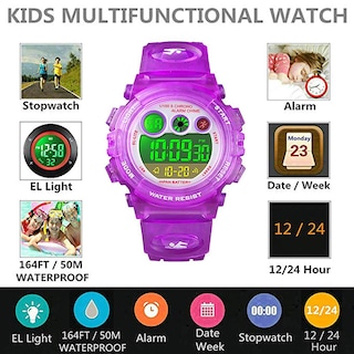 Foto 2 | Foto 2 | Venta Internacional - Reloj Digital Para Niños Anloo, 50 M, Con Alarma, Cronómetro Impermeable