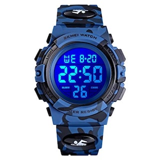 Foto 1 | Foto 1 | Venta Internacional - Reloj Digital Deportivo Fizili Para Niños, Impermeable, De 3 A 15 Años, Con Alarma, Azul