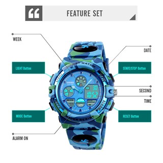 Foto 2 | Foto 2 | Venta Internacional - Reloj Despertador Dayllon Digital Para Niños, 50 M, Resistente Al Agua