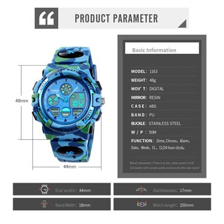 Foto 4 | Foto 4 | Venta Internacional - Reloj Despertador Dayllon Digital Para Niños, 50 M, Resistente Al Agua