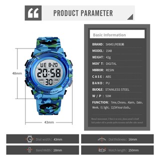 Foto 6 | Foto 6 | Venta Internacional - Reloj Digital Deportivo Multifunción para Niños y Niñas a Prueba de Agua