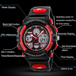Foto 3 | Foto 3 | Venta Internacional - Reloj Deportivo Eyotto Kids Impermeable Analógico Digital Para Niños