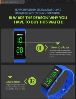 Foto 4 | Foto 4 | Venta Internacional - Reloj Mastop Sports Led Digital De Silicona Para Mujeres Y Hombres