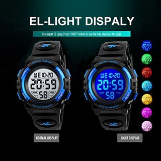 Foto 4 | Foto 4 | Venta Internacional - Reloj Digital Venhoo Kids Para Deportes Al Aire Libre, Impermeable, Azul