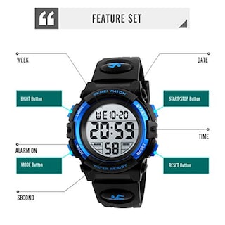 Foto 7 | Foto 7 | Venta Internacional - Reloj Digital Venhoo Kids Para Deportes Al Aire Libre, Impermeable, Azul