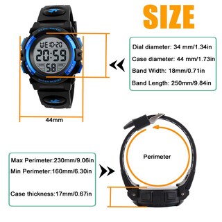 Foto 7 | Foto 7 | Venta Internacional - Reloj Infantil Viliysun, 50 M, Impermeable, Deportivo, Con Alarma, Led, Cronómetro