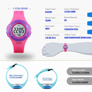 Foto 7 | Foto 7 | Venta Internacional - Reloj Uswat Kid Para Niño Y Niña, Led Digital, Deportivo, 50 M Wat