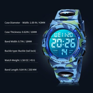 Foto 6 | Foto 6 | Reloj A Alps Digital Multicolor para Niños - Venta Internacional