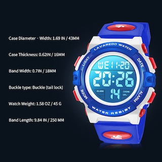 Foto 6 | Foto 6 | Reloj A Alps Azul para Niño-Venta Internacional