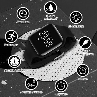 Foto 3 | Foto 3 | Monitor Digital De Actividad Deportiva Watch A Alps Para Niños 50 M Resistente Al Agua - Venta Internacional