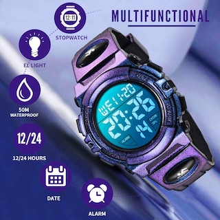Foto 2 | Foto 2 | Reloj A Alps Digital Morado para Niños - Venta Internacional