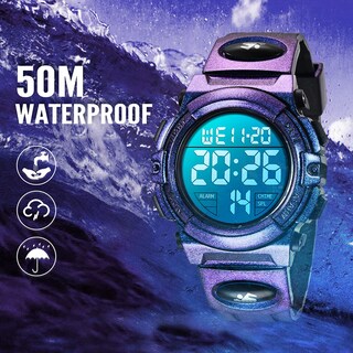 Foto 4 | Foto 4 | Reloj A Alps Digital Morado para Niños - Venta Internacional