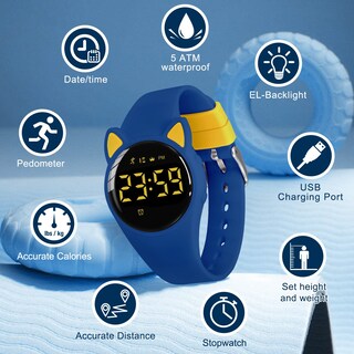 Foto 2 | Foto 2 | Reloj Bomieux Kids T6f- Azul - Venta Internacional