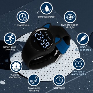Foto 2 | Foto 2 | Reloj Bomieux Kids T6f-blackblue-y Digital - Venta Internacional