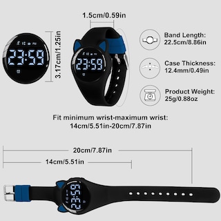 Foto 6 | Foto 6 | Reloj Bomieux Kids T6f-blackblue-y Digital - Venta Internacional