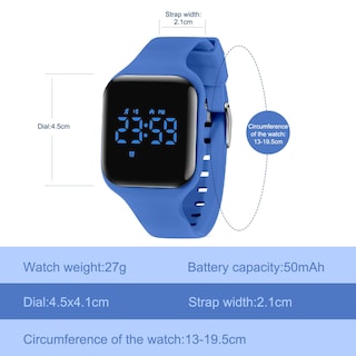 Foto 6 | Foto 6 | Reloj Infantil Bomieux Azul-Venta Internacional