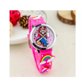 Foto 3 | Foto 3 | Reloj Infantil Super Mario Bros 2 Piezas Rojo y Rosa